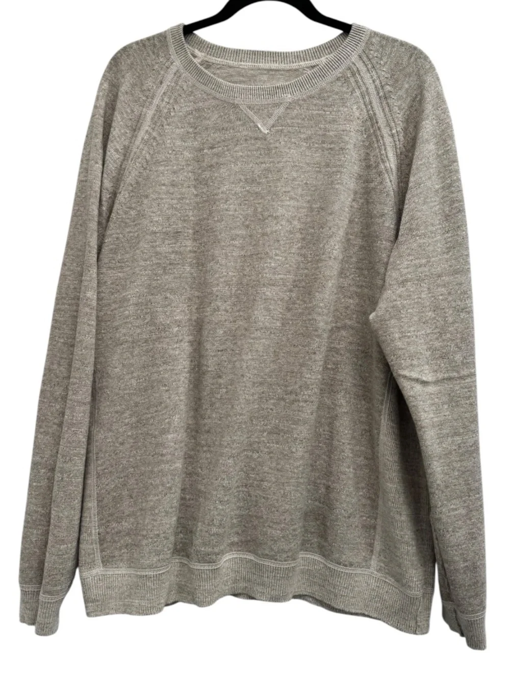 TOMMY BAHAMA BEIGE/OATMEAL SANDY BAY REVERSIBLE CREWNECK PULLOVER KNIT SWEATER